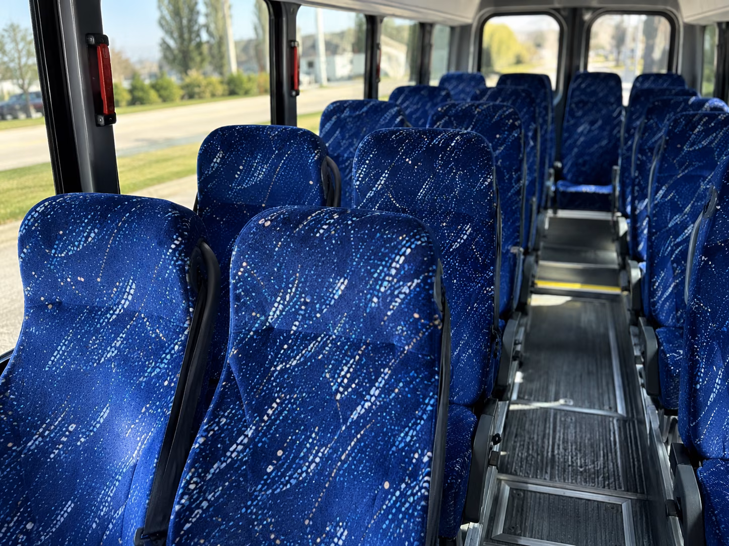 lewisville 20 passenger minibus inside