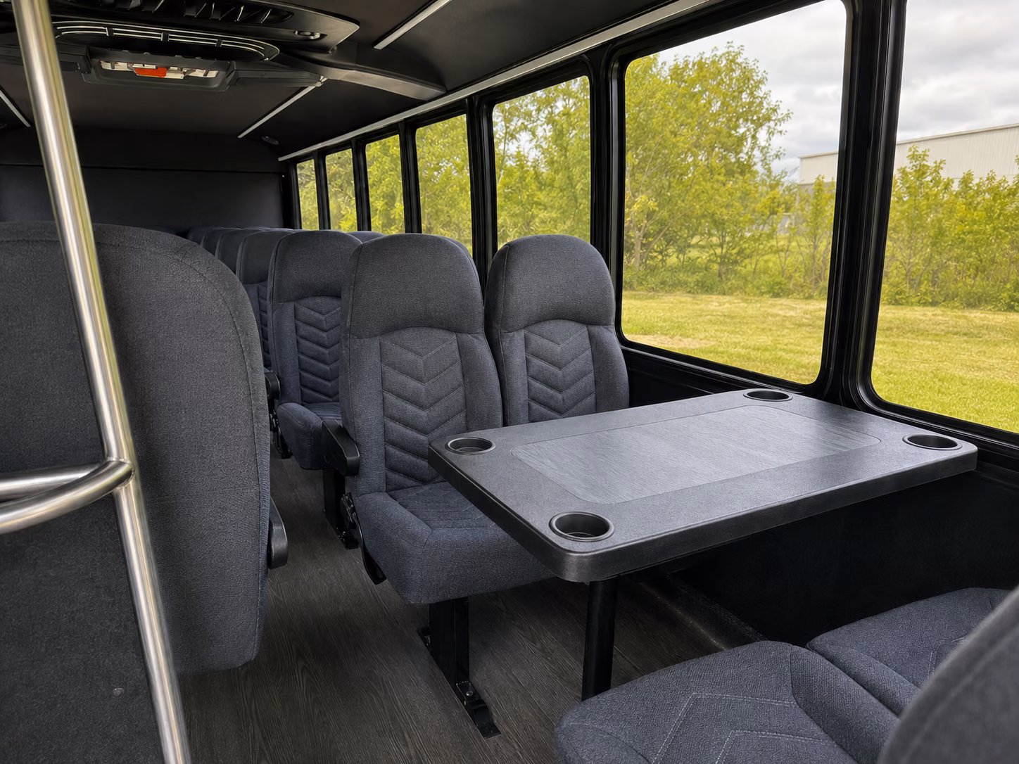 lewisville 20 passenger minibus interior