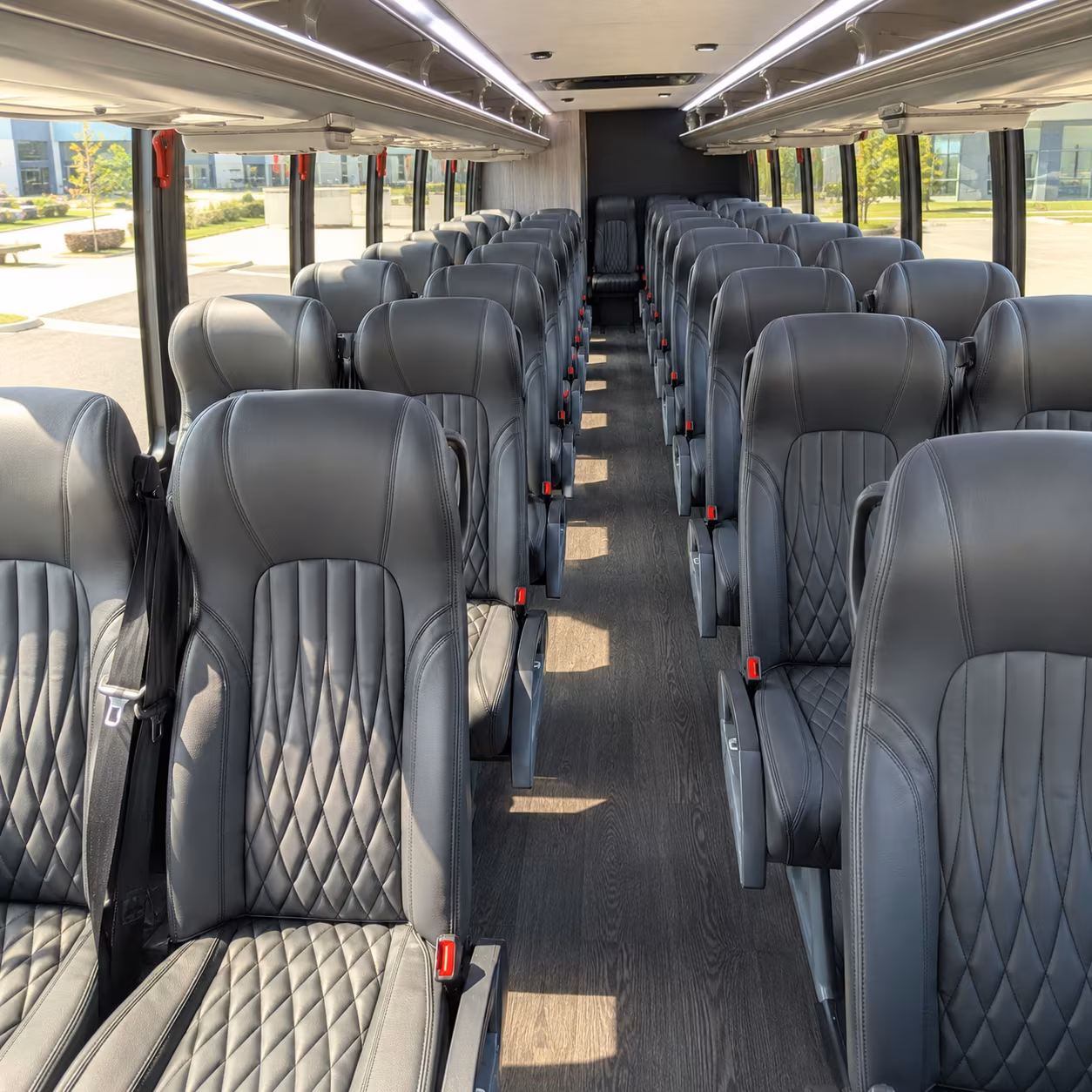lewisville 25 passenger minibus inside