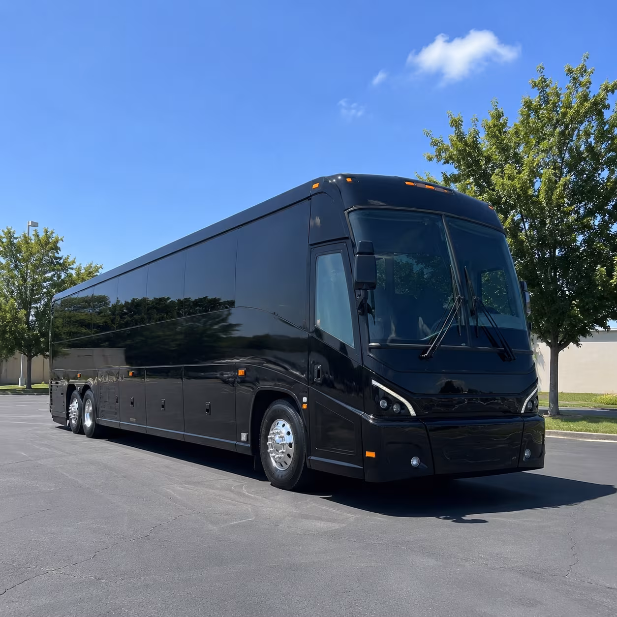 lewisville 56 passenger charter bus