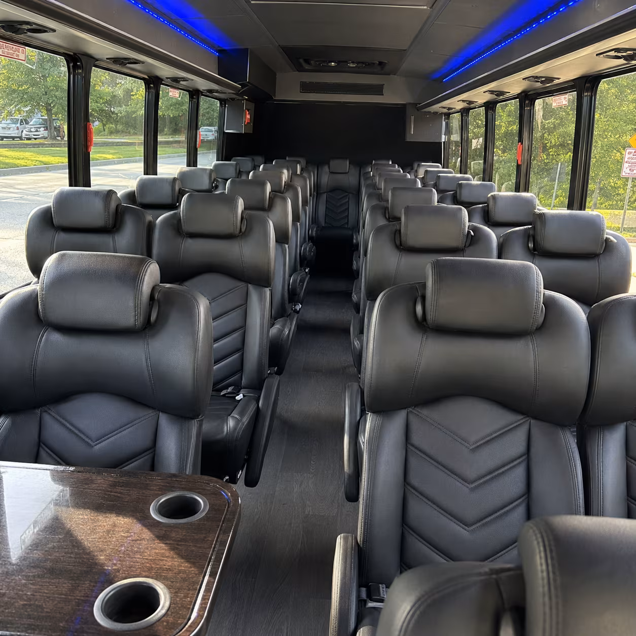 lewisville corporate transportation onboard seating
