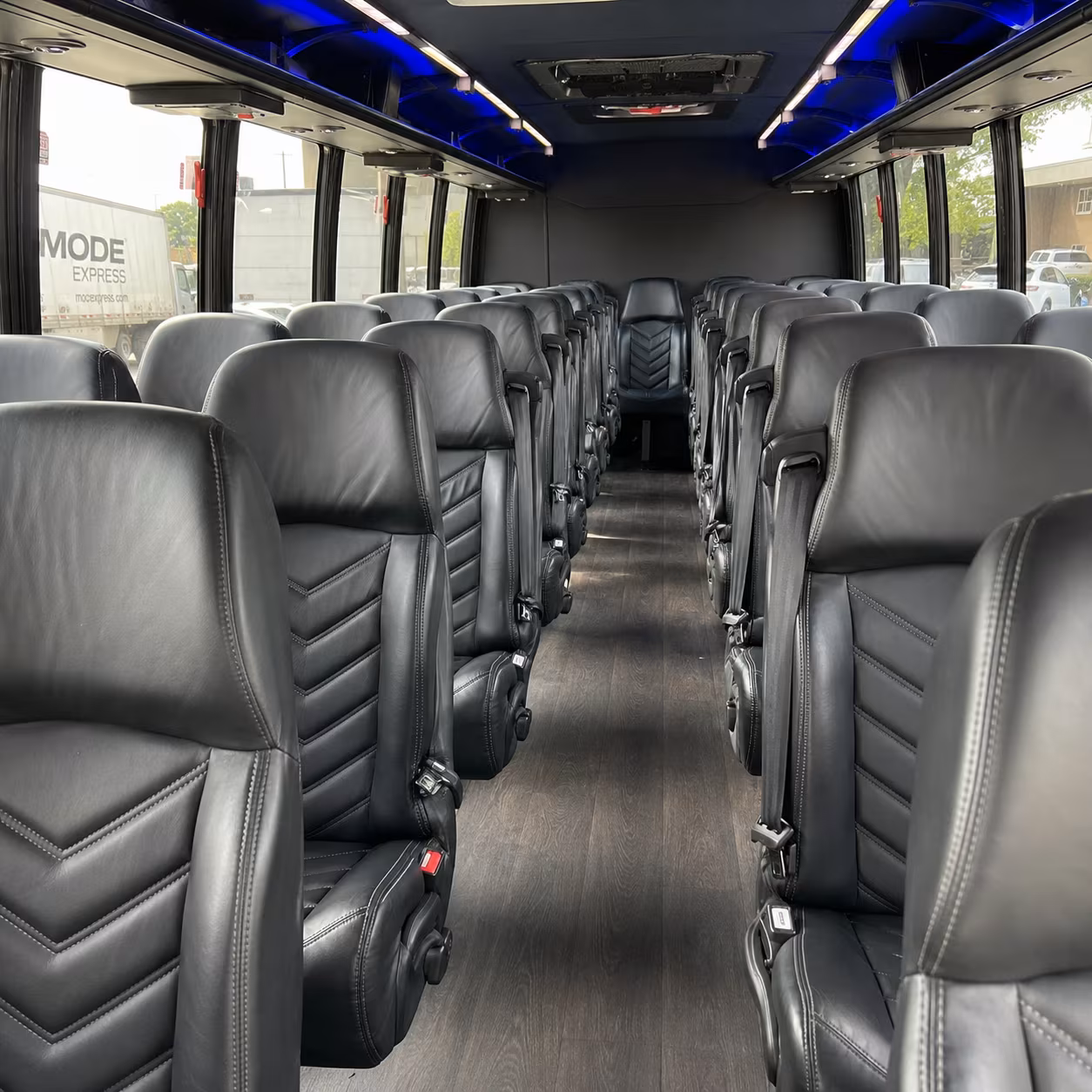 lewisville field trip transportation onboard seating