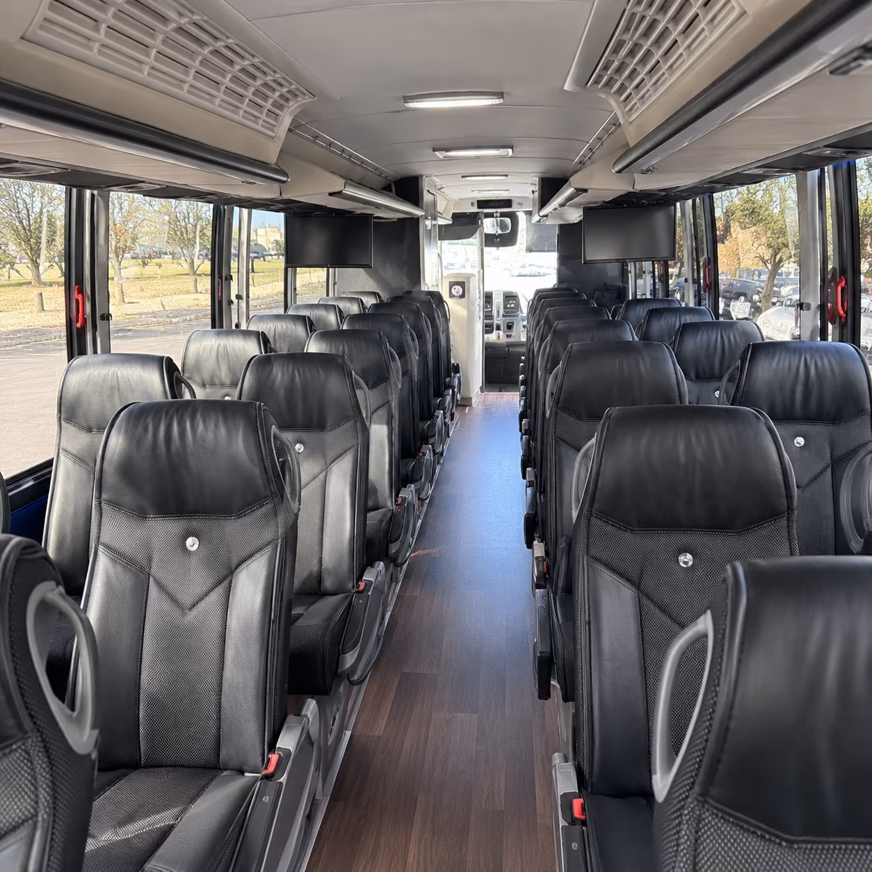 lewisville government military charter bus rental