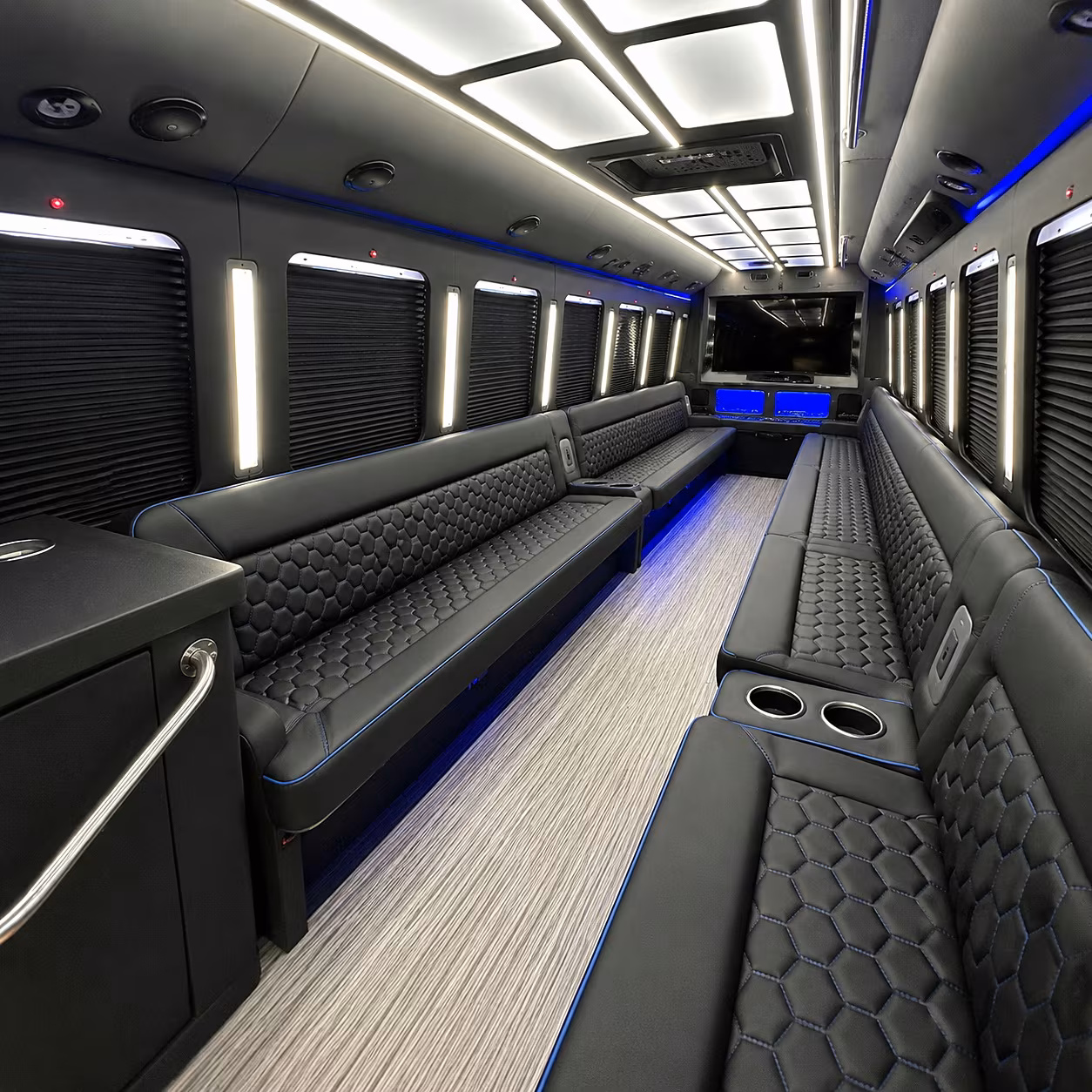 lewisville party bus inside