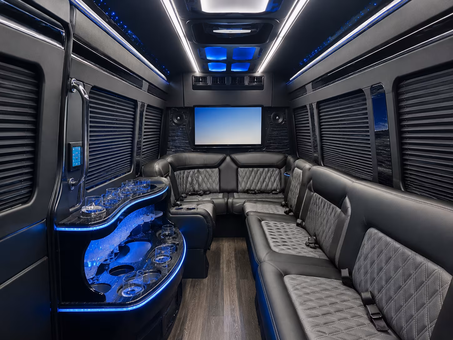 lewisville prom transportation onboard seating