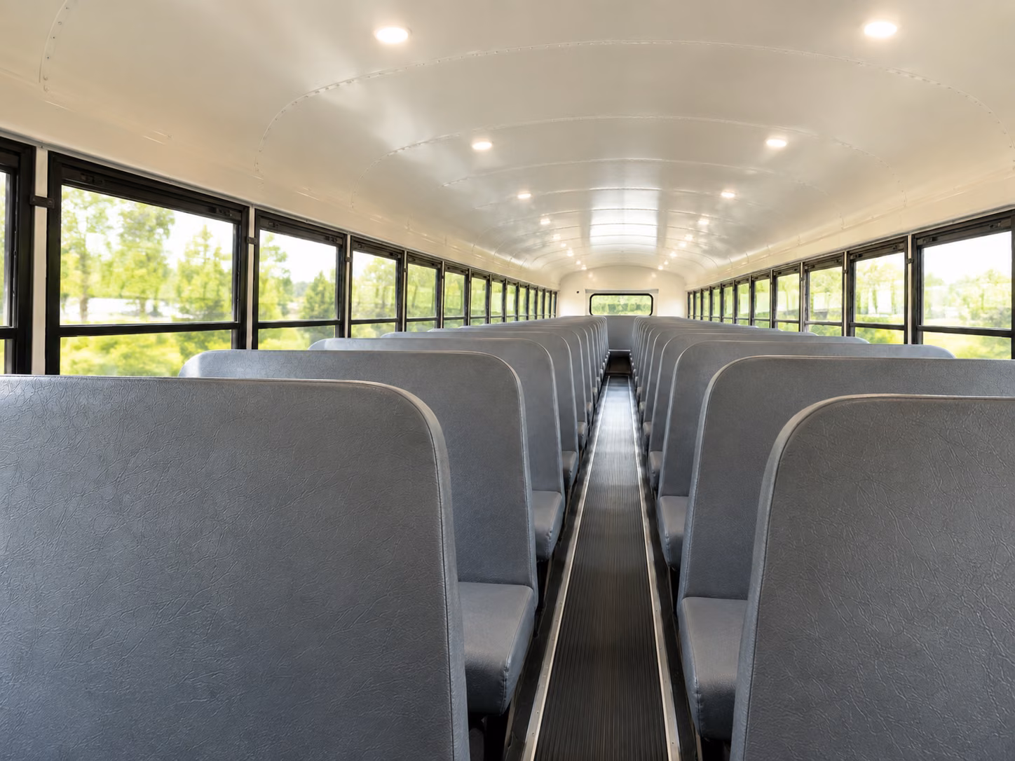 lewisville school bus inside