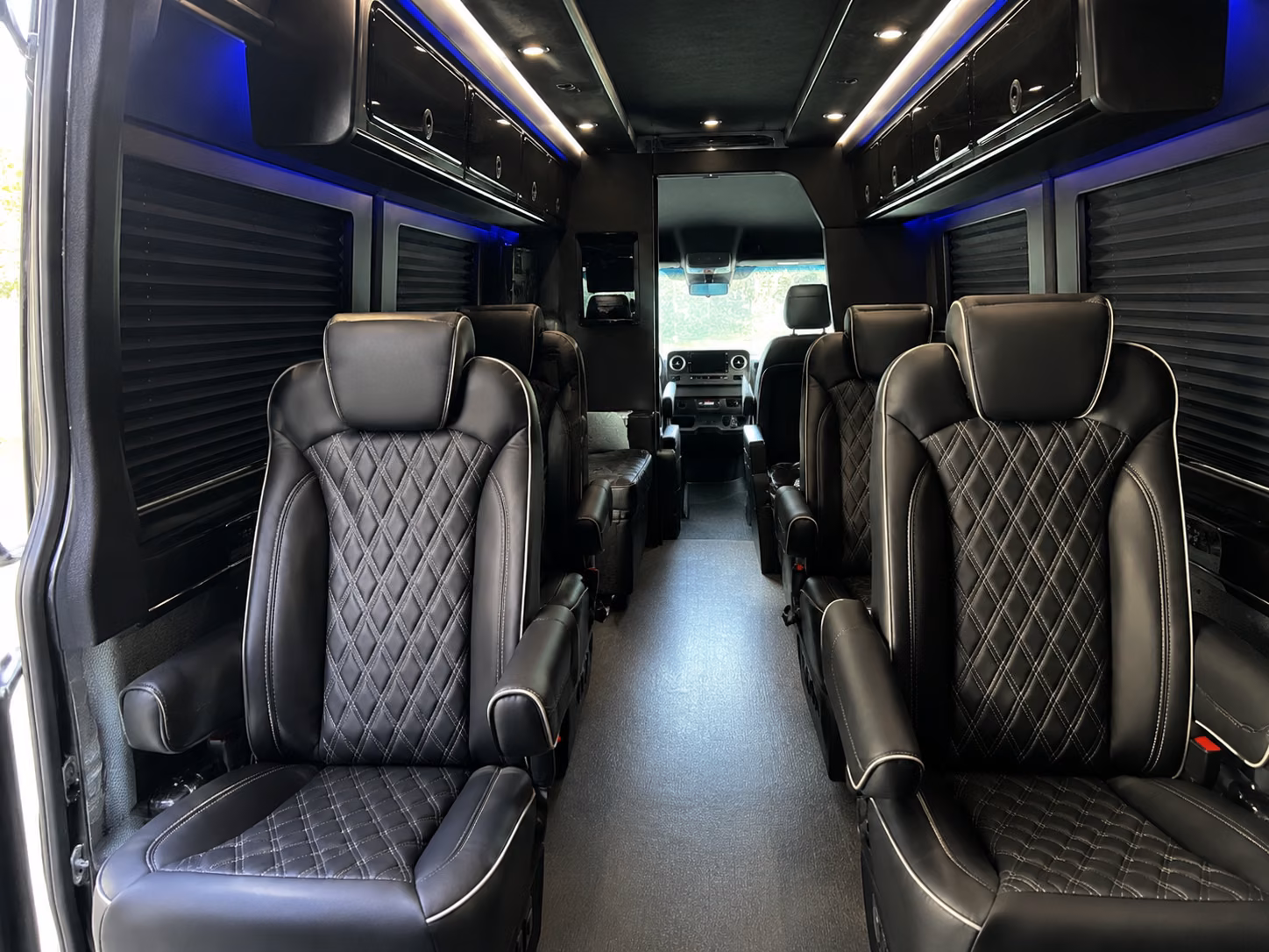 lewisville sprinter van with driver inside